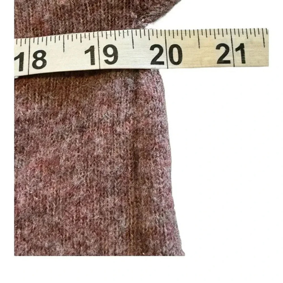 Altar’d State Size S/M Small Medium Heather Purple Cowl Neck Comfy Sweater - Picture 5 of 7
